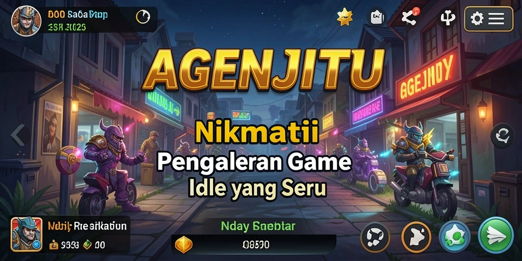 Tampilan gameplay AGENJITU yang menarik dan menyenangkan.