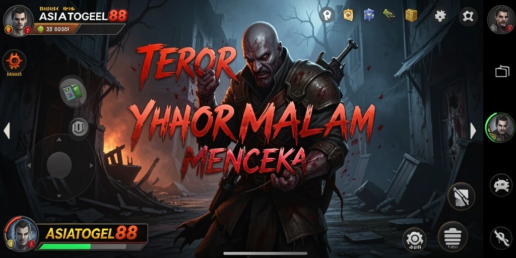 Gameplay ASIATOGEL88 menampilkan suasana horor yang mencekam dan penuh ketegangan.