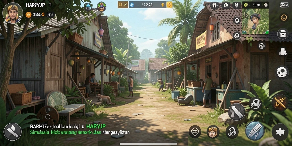 Tampilan gameplay HARAPJP yang menawan dan interaktif.