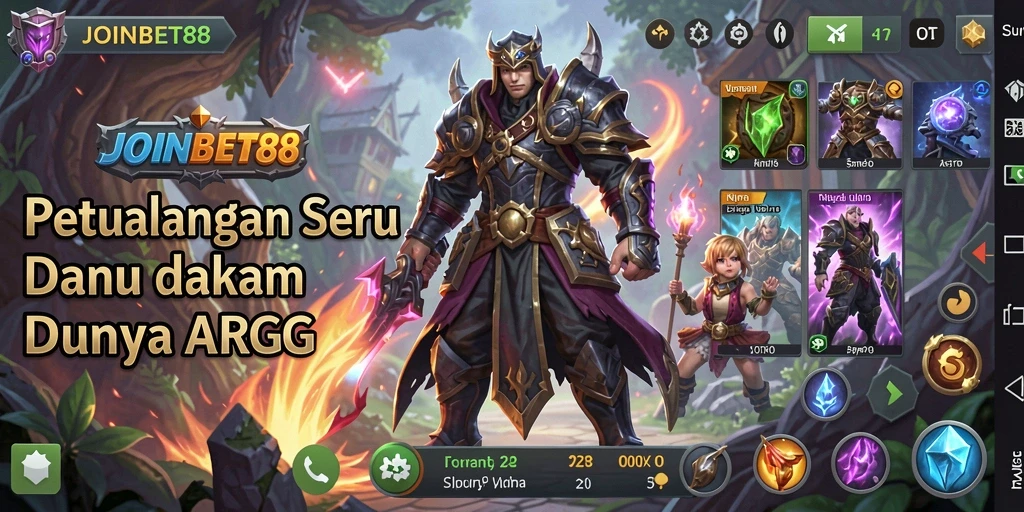 Tampilan menarik dari gameplay ARPG di JOINBET88.