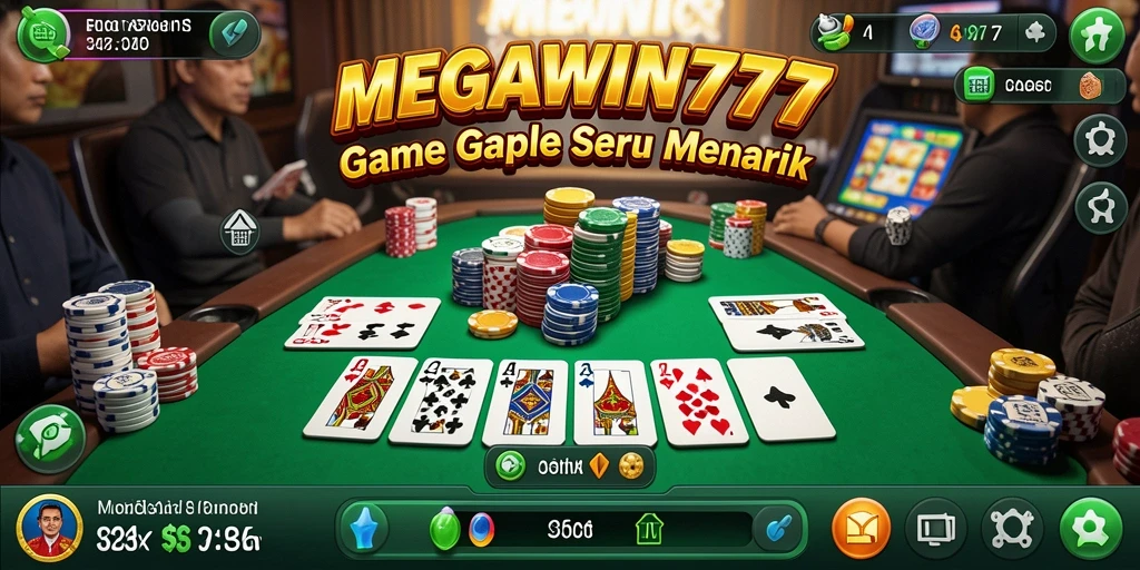 Gameplay seru dan menyenangkan di MEGAWIN777.