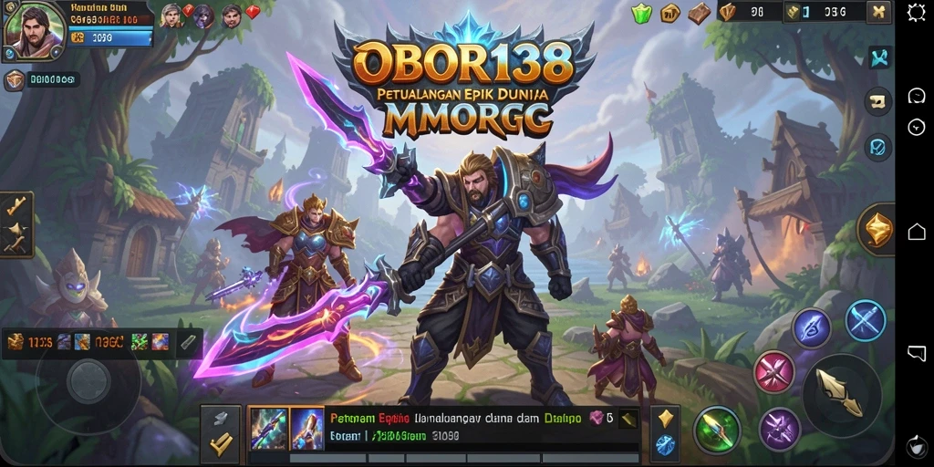 Gameplay seru di OBOR138 dengan monster dan petualangan RPG.
