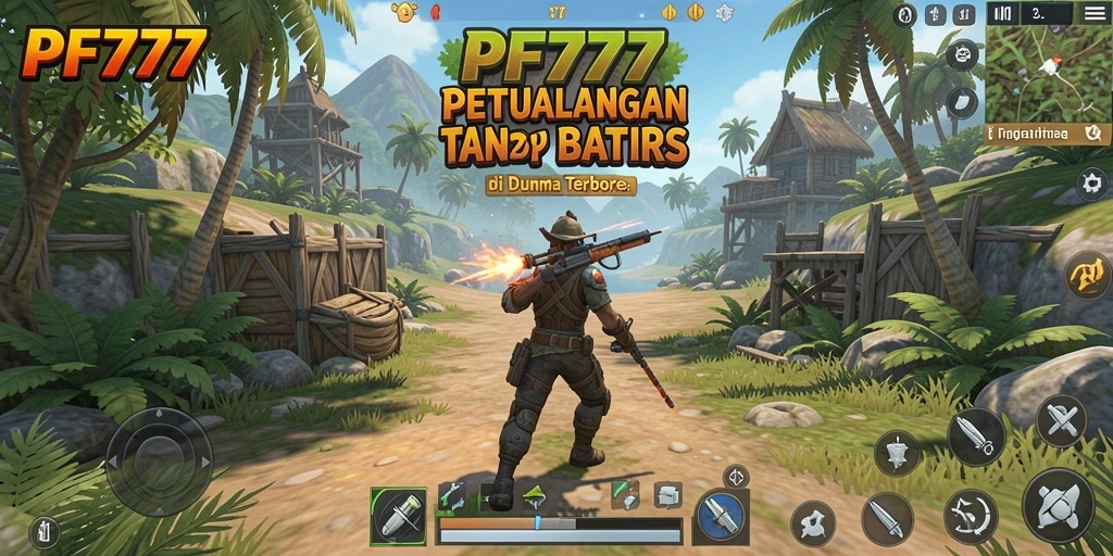 Screenshot gameplay menunjukkan eksplorasi dan aksi di dunia terbuka yang fantastis.