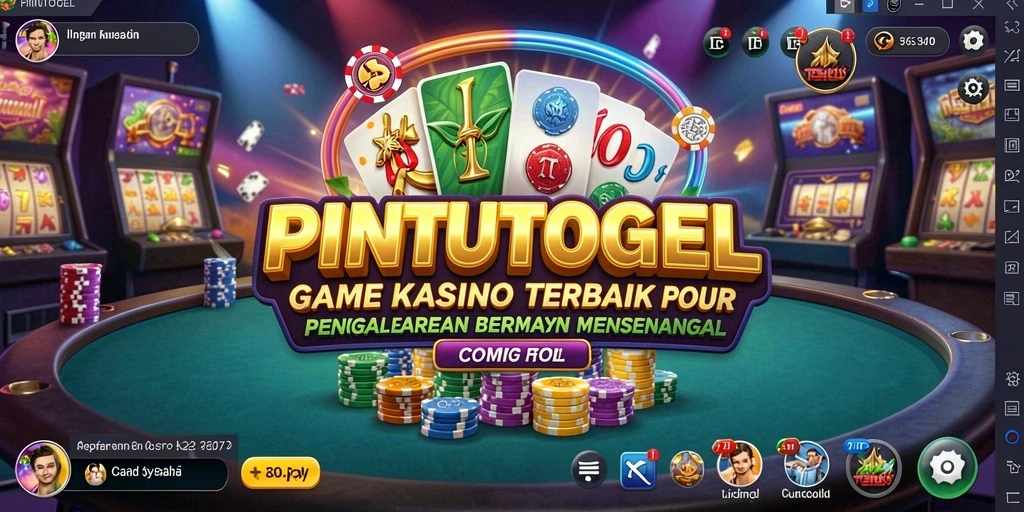 Tangkapan layar utama menunjukkan gameplay seru dari PINTUTOGEL.