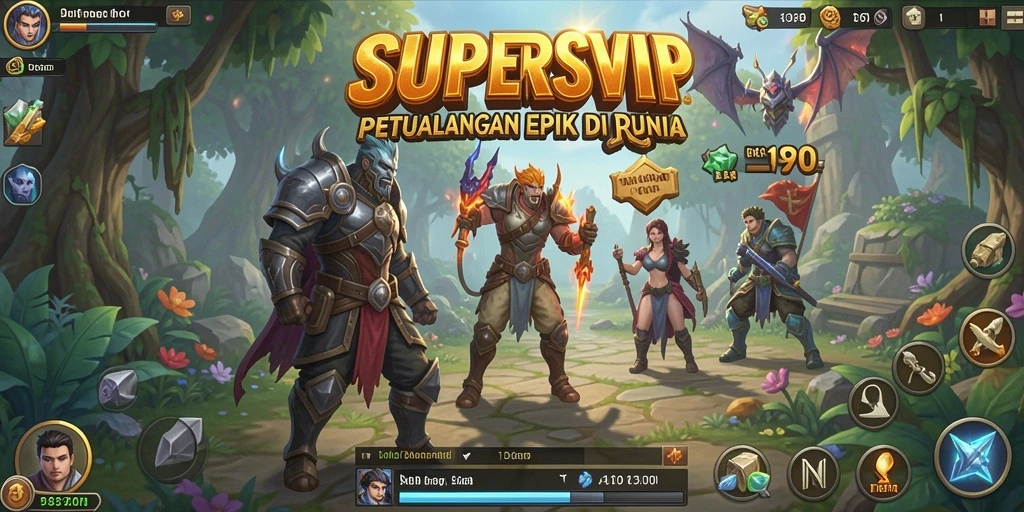 Gameplay seru dan tantangan menarik di SUPERSVIP.
